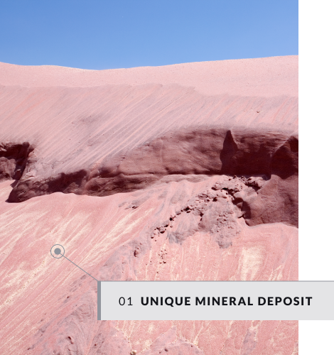 Unique mineral deposit