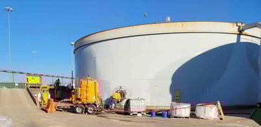 Blast Cleaning Not Three, But Five Tanks in Just 30 Days