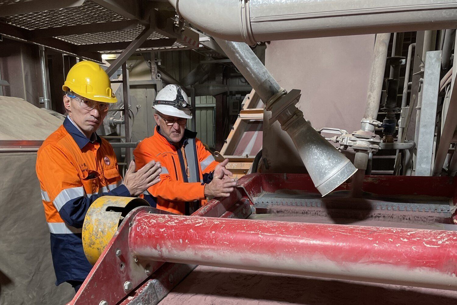 GMA Southeast Asia BDM Yasuo Igarashi onsite at Port Gregory operations