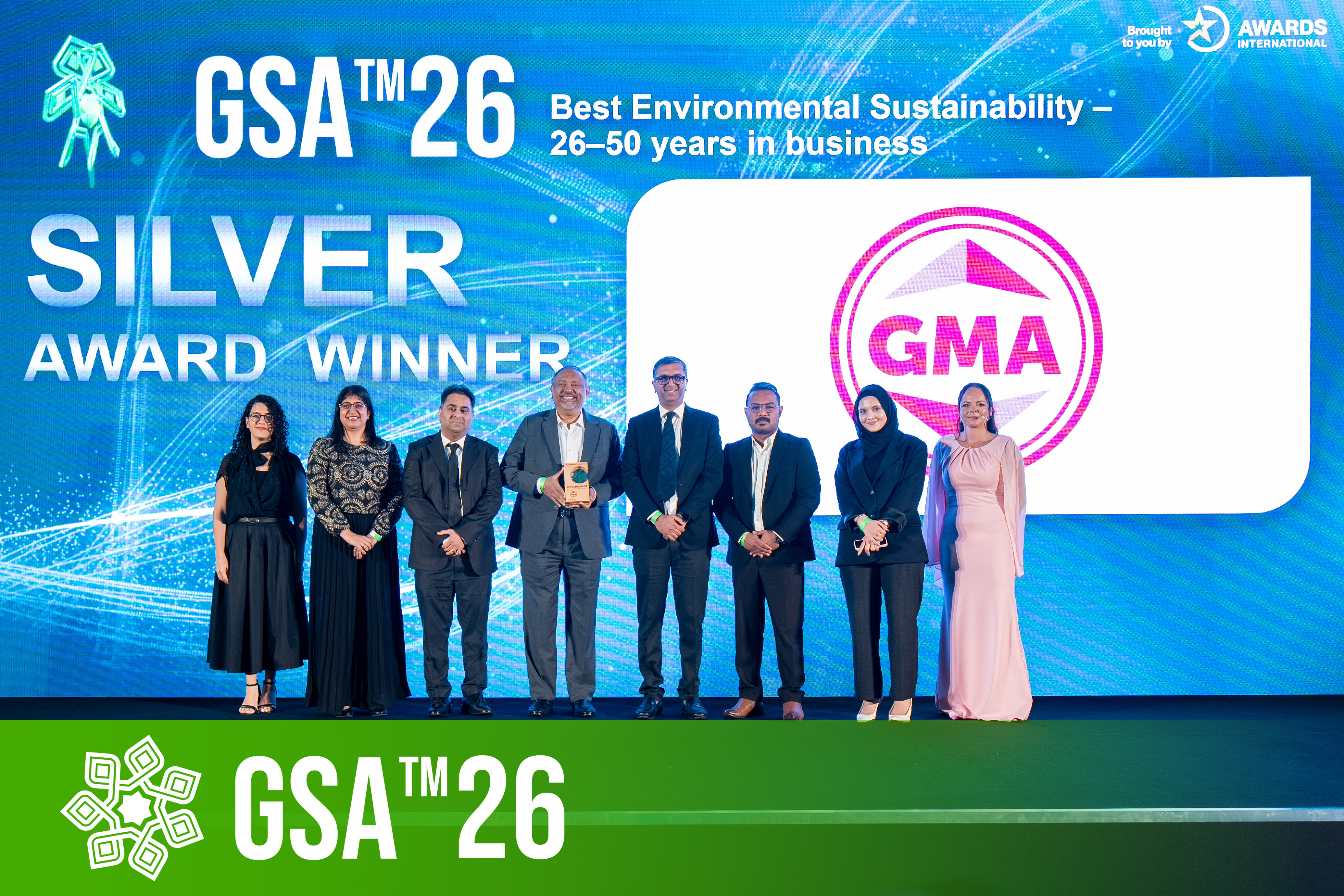 GMA receives Silver Award at the Gulf Sustainability Awards 2026