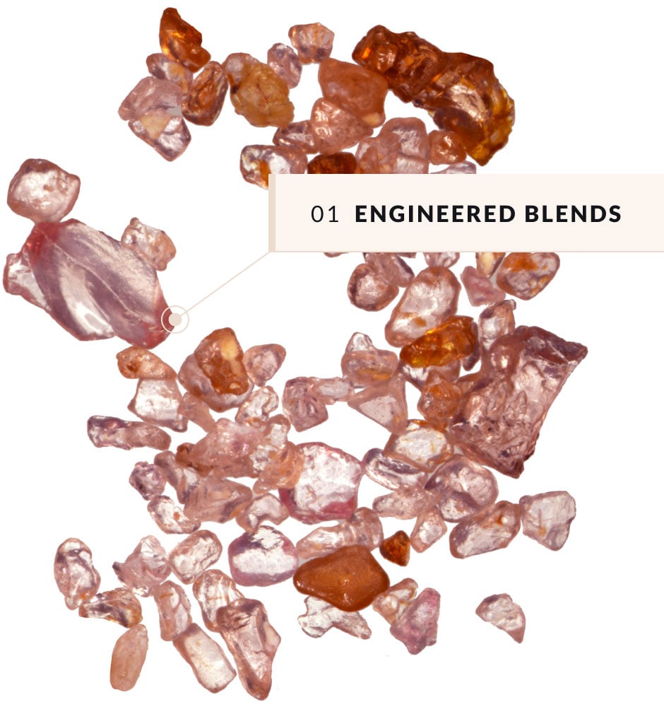 garnet-grains-magnified-microscope-slag-displacement