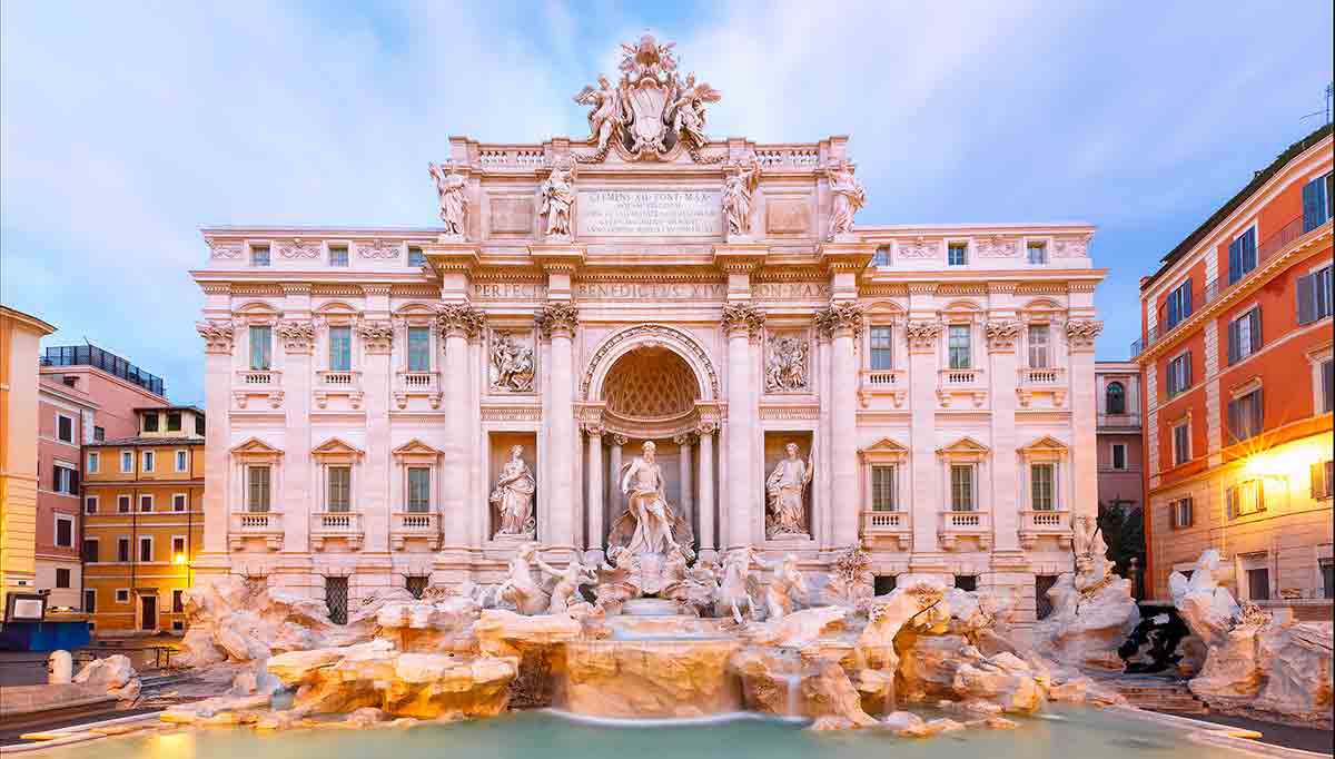 Trevi Fountain regains sparkle after precision cleaning with GMA Garnet